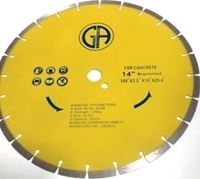 Picture of DB3814 14-in. Sintered segmented saw blade for concrete