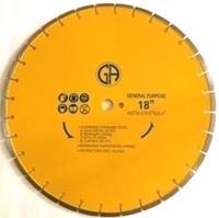 Picture of DL644  18IN Segmented laser welded saw blade for GENERAL PURPOSE