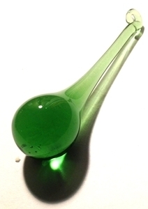 Picture of P125 75mm Green Raindrop Crystals 
