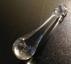 Picture of P112  40mm Clear Raindrop Crystals 