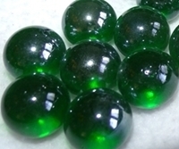 Picture of M56  16MM Light green cathedral shiny glass marbles