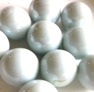 Picture of M201  1-in. White Glass Marbles