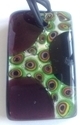 Picture of GP15 Hand Made Murano Fused Glass Jewerly-Rectangle 