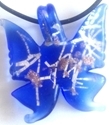 Picture of GP38 Hand Made Murano Fused Glass Jewerly-Butterfly