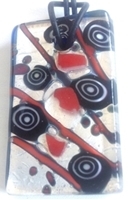 Picture of GP39 Hand Made Murano Fused Glass Jewerly-Rectangle 