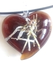 Picture of GP29 Hand Made Murano Fused Glass Jewerly-Heart
