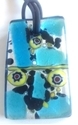 Picture of GP47 Hand Made Murano Fused Glass Jewerly-Rectangle 