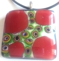 Picture of GP51 Hand Made Murano Fused Glass Jewerly-Square 
