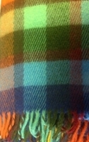 Picture of WT2 Wool Throw Blanket 100% New Zealand Wool Multi 55" x 80" Kilppan Saule