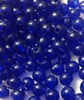 Picture of BD6R7B  6mm DARK BLUE opaque round plastic beads