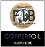 Foil for Stained Glass – Copper, Black Copper & Silver Back Foil