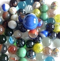 Picture of M70M 25-lb Mixed Glass Marbles -- FREE SHIPPING -- 
