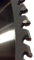 TC1280np-Circular Saw Blade Carbide 12" 80T for Wood with Nails. For table saws, chop saws, miter saws-teeth-sideview