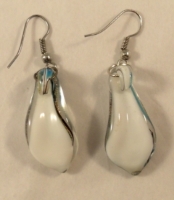 Picture of GP9 Hand Made Murano Fused Glass Jewelry Set-Leaf 