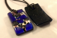 Picture of GP45 Fused Glass Pendant-Rectangle 
