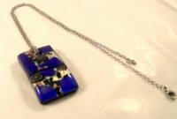 Picture of GP45 Fused Glass Pendant-Rectangle 