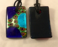 Picture of GP16 Hand Made Fused Glass Jewerly-Rectangle 
