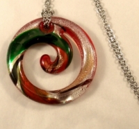 Picture of GP23-1 Hand Made Fused Glass Jewerly