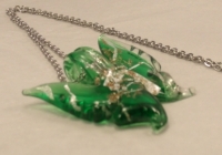 Picture of GP36 Hand Made Murano Fused Glass Jewerly-Butterfly