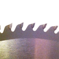 TC1280np-Circular Saw Blade Carbide 12" 80T for Wood with Nails. For table saws, chop saws, miter saws-teeth-closeup